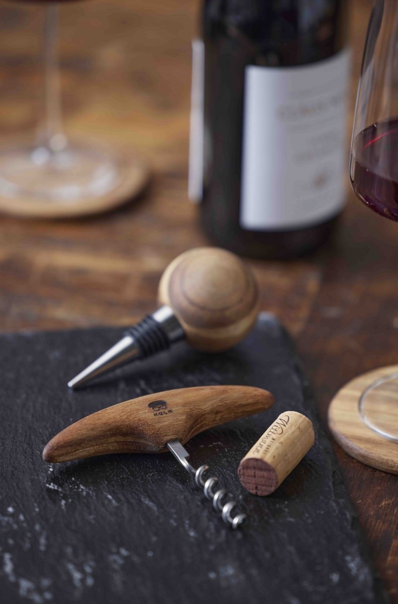 Holm WOODEN Korek do Butelki Wina / Drewno Akacji