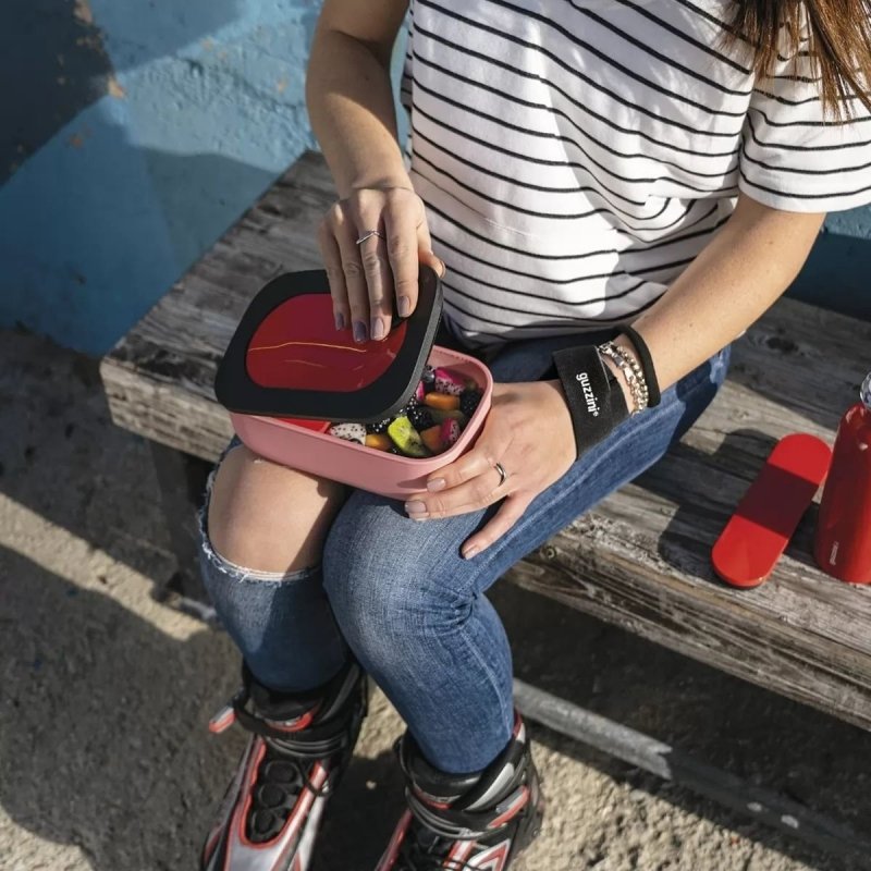 Guzzini STORE GO Lunchbox ze Sztućcami / Niebieski