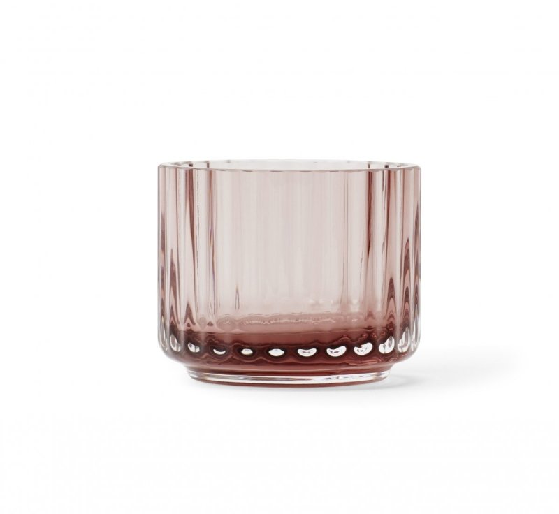 Lyngby Porcelain LYNGBY Świecznik Tealight 6,7 cm Burgundy