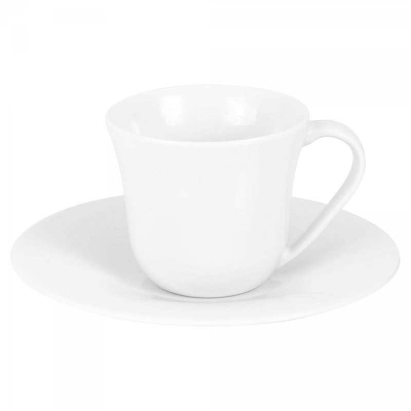 Alessi KU Filiżanki ze Spodkiem do Kawy Espresso 70 ml 4 Szt.