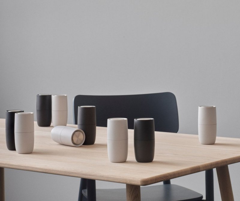 Stelton NORMAN FOSTER Młynek do Pieprzu - Ciemnoszary