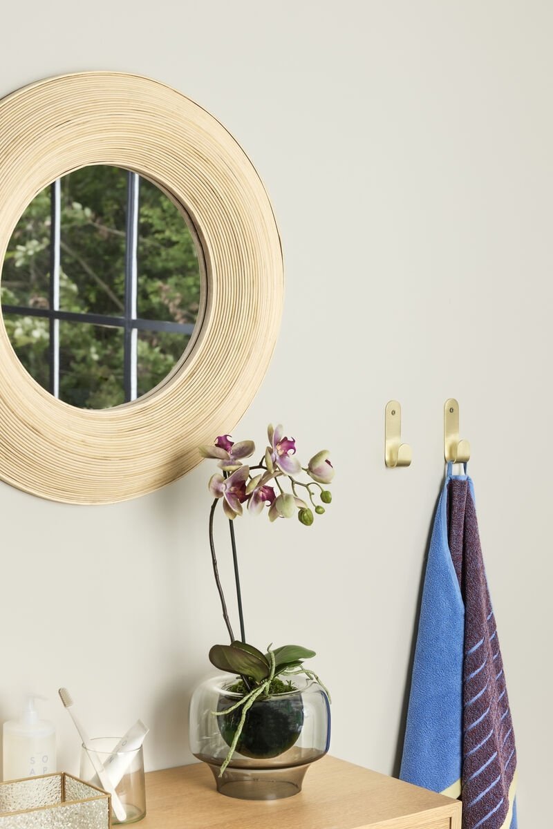 Hübsch PICCOLO Wieszak Ścienny - Złoty / Odcień Mosiężny