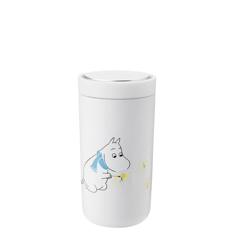 Stelton TO GO Kubek Termiczny 200 ml MUMINKI Biały