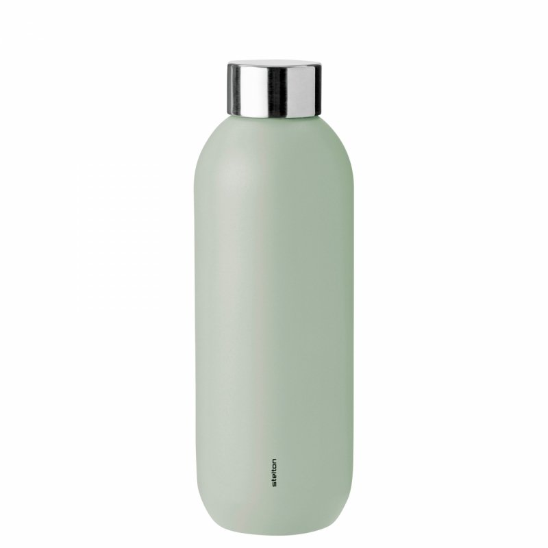 Stelton KEEP COOL Stalowa Butelka do Wody 600 ml / Miętowa