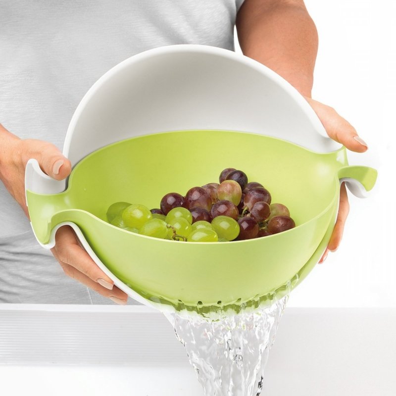 Guzzini ACTIVE DESIGN Durszlak z Miską / Czerwony