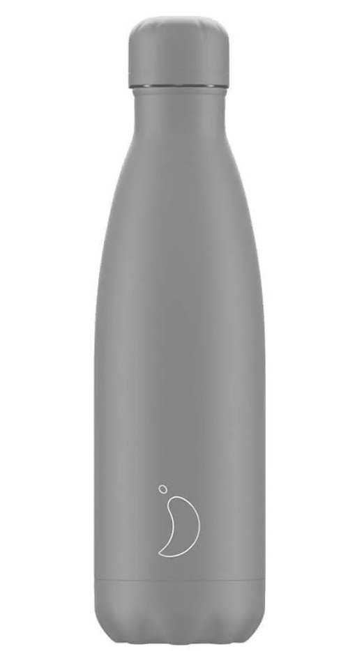 Chilly's MATTE Stalowa Butelka Termiczna 500 ml / Szara