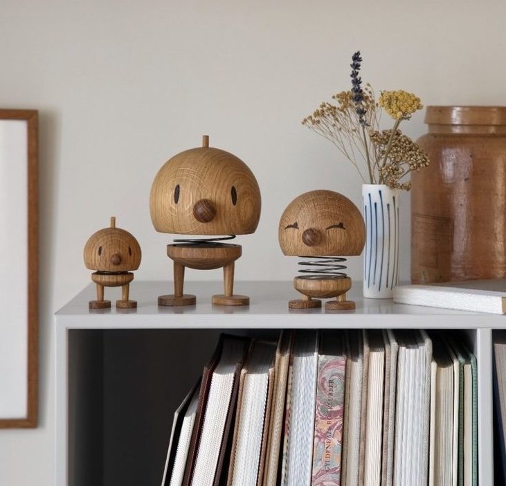 Hoptimist OAK Figurka Optymisty Bimble M - Dąb Naturalny