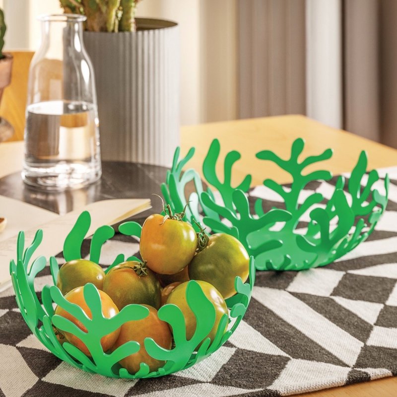 Alessi MEDITERRANEO Kosz na Owoce 29 cm / Zielony