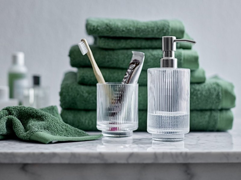 Sodahl CLARITY Szklany Kubek Łazienkowy na Szczoteczki / Przezroczysty