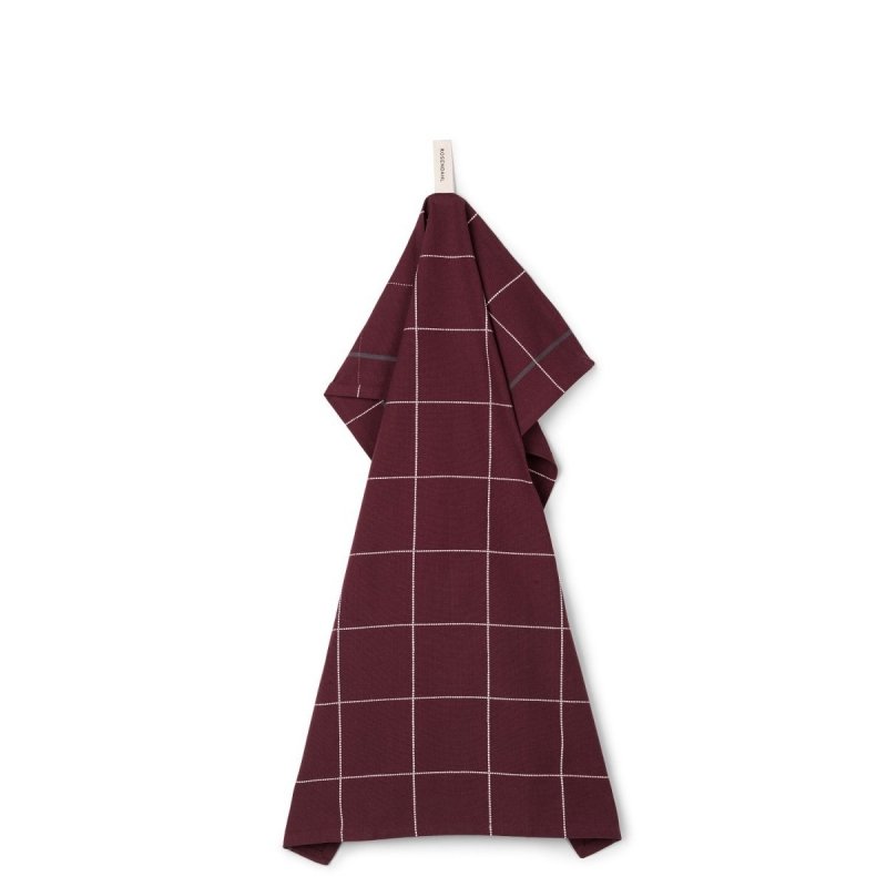 Rosendahl GAMMA Ręcznik Kuchenny - Bordowy