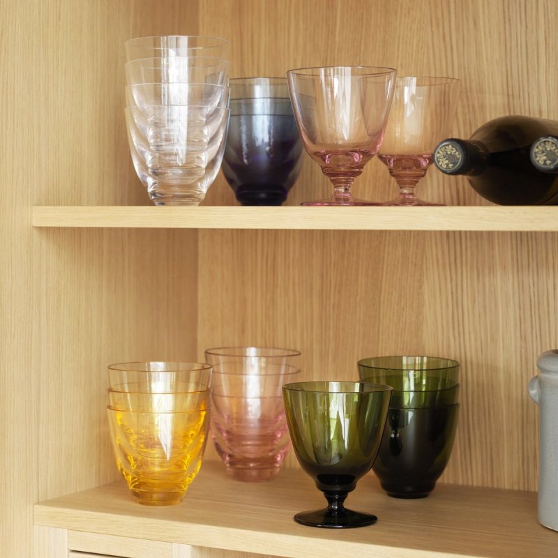 Holmegaard FLOW Szklanka 350 ml / Szara