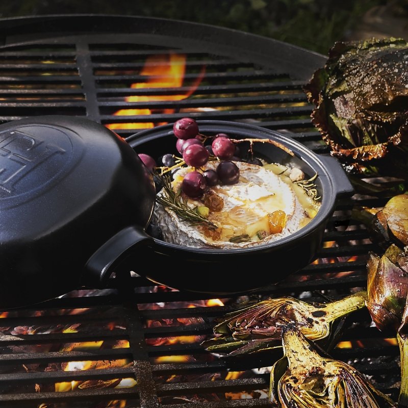 Emile Henry GRILL Naczynie - Forma do Grillowania 42 cm / Czarne