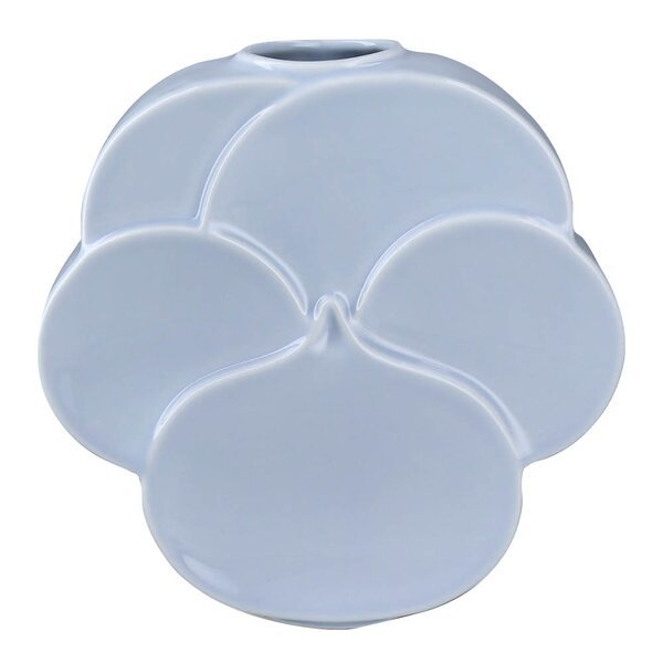 Lyngby PANSY Porcelanowy Wazon do Kwiatów 17 cm / Błękitny
