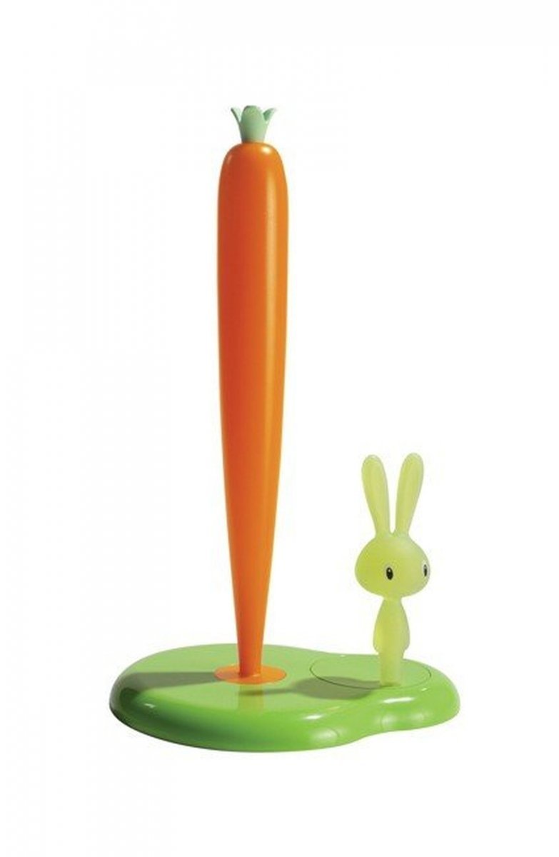 A di Alessi BUNNY &amp; CARROT Stojak na Ręczniki Papierowe - Zielony