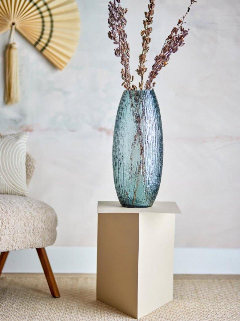 Wazon Brock Bloomingville z ręcznie dmuchanego szkła w dymionej szarości