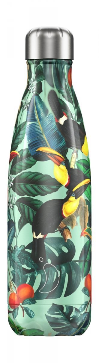 Chilly's TROPICAL Stalowa Butelka Termiczna 500 ml Toucan