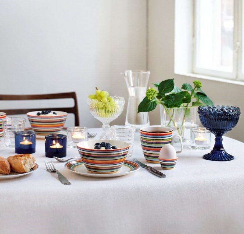 Iittala ORGIO Talerz Płaski 26 cm / Pomarańczowy