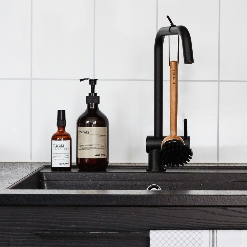 Meraki HOME Bambusowa Szczotka do Mycia Naczyń