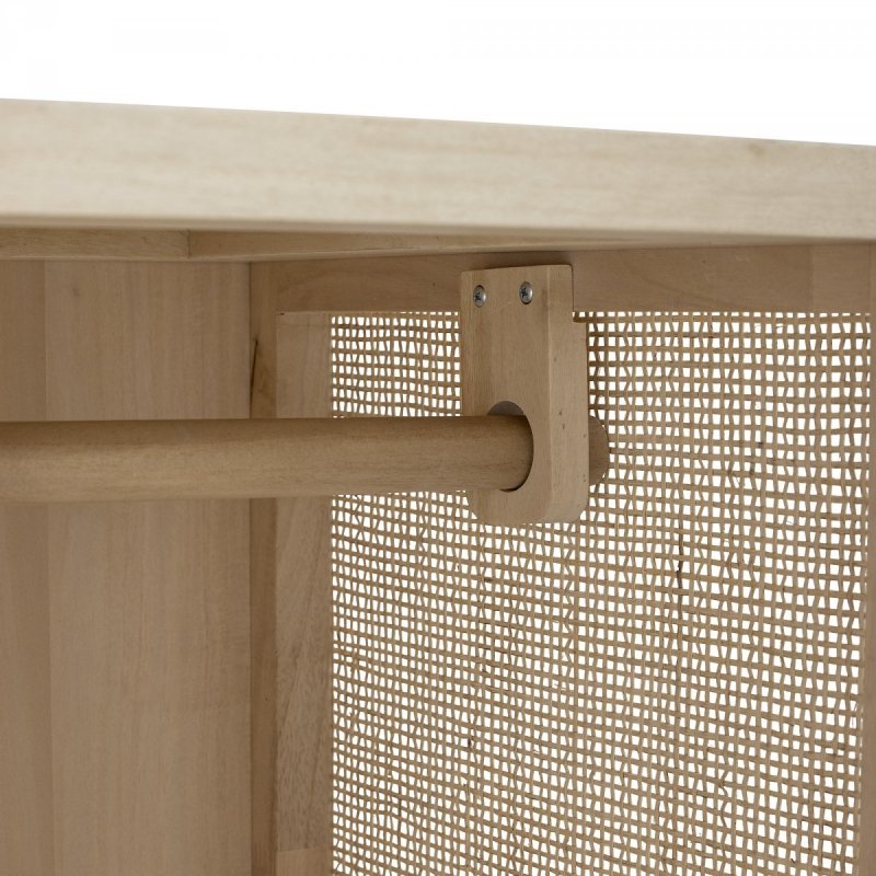 Bloomingville MARIKKA Szafa Drewniana / Rattanowa