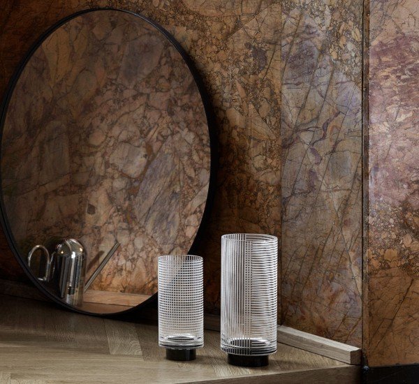 AYTM - VITREUS Wazon do Kwiatów 25,5 cm w Stylu Art Deco