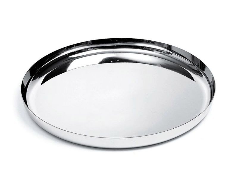 Alessi JM14 Okrągła Taca do Serwowania 35 cm Polerowana