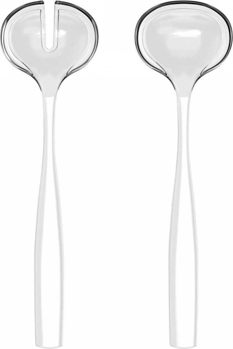 Guzzini DOLCEVITA Sztućce do Serwowania Sałaty / Perłowe