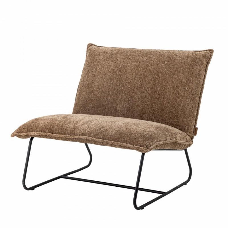 Bloomingville CAPE Fotel Lounge / Brązowy