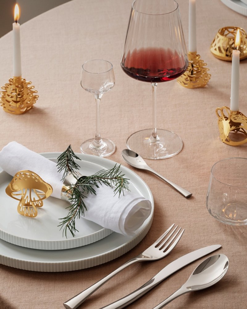 Georg Jensen BERNADOTTE Kieliszki do Likieru / Wódki 40 ml 6 Szt.