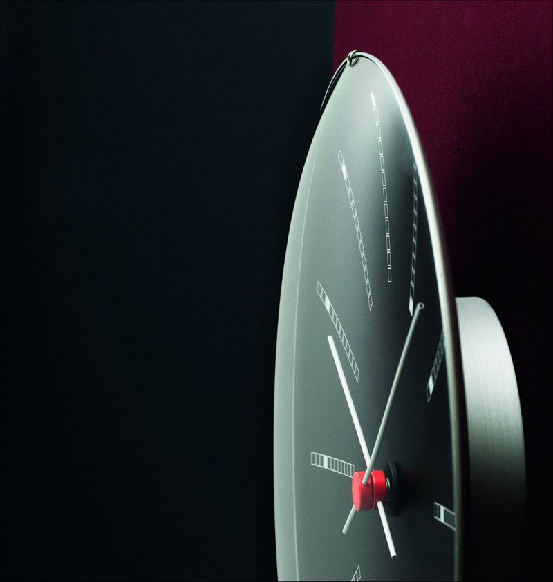 Rosendahl ARNE JACOBSEN Zegar Ścienny - Bankers 29 cm Czarny