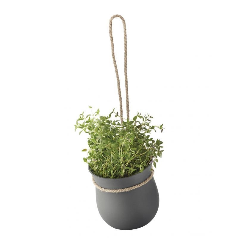 Rig-Tig by Stelton GROW-IT Doniczka na Zioła - Wisząca - Szara