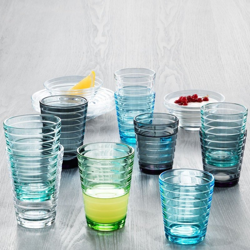 Iittala AINO AALTO Szklanki 330 ml 2 Szt. / Niebieskie Seablue