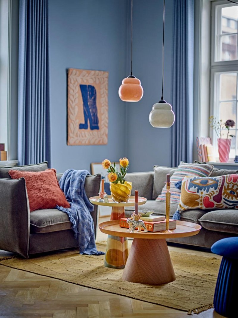 Bloomingville ATLE Dekoracja Ścienna z Materiału 70 x 93 cm / Brązowa