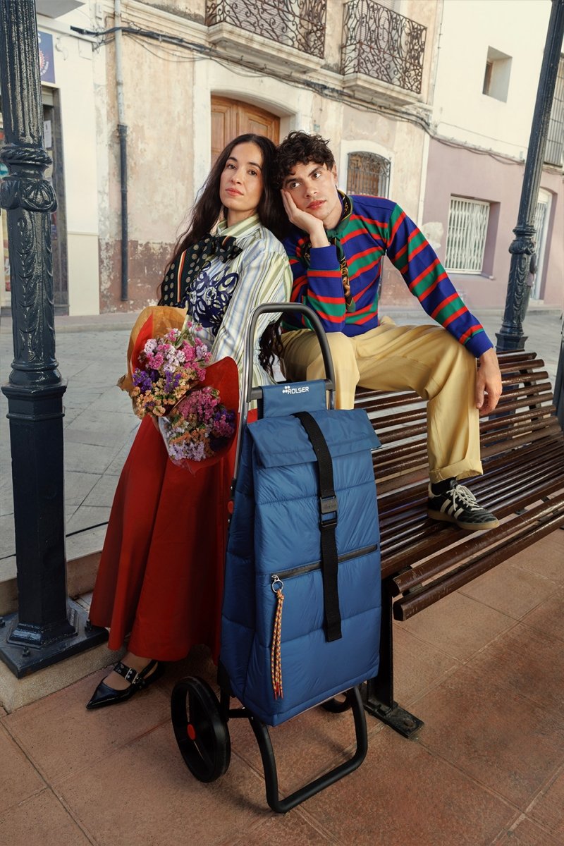 Rolser BIG POLAR 2LRSG Wózek na Kółkach - Torba na Zakupy / Czarny