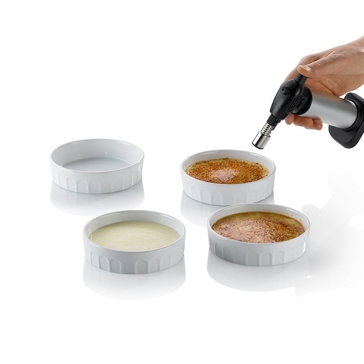 Kela MANOU Zestaw do Creme Brulee / Palnik + 4 Foremki Żaroodporne