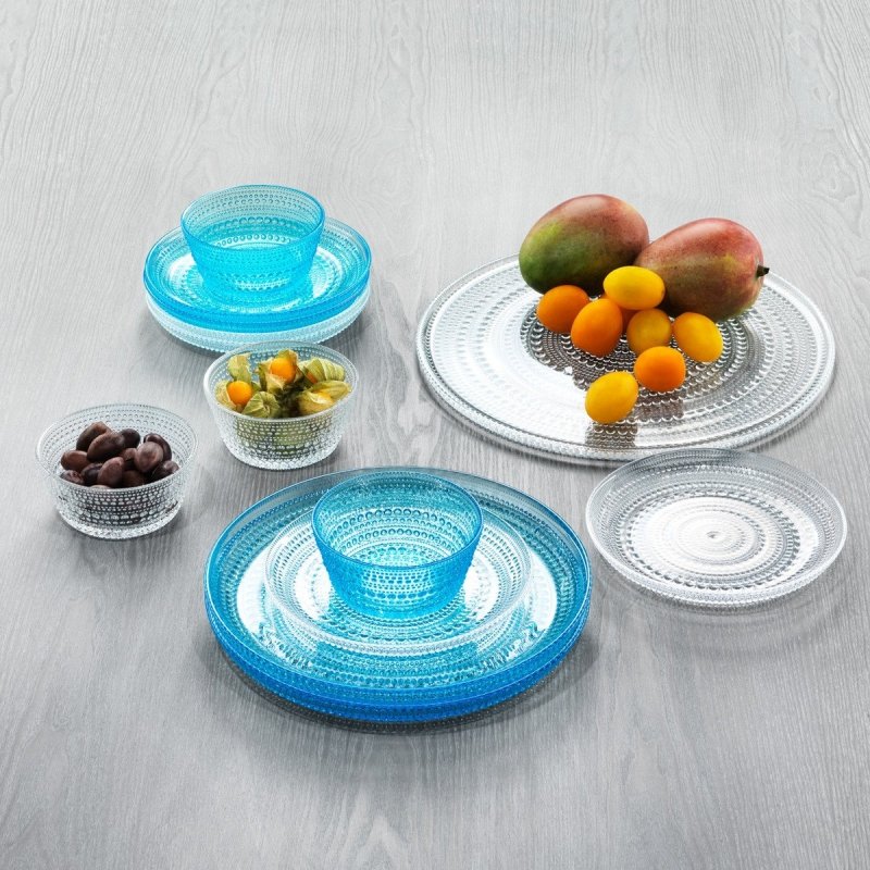 Iittala KASTEHELMI Talerz Szklany 17 cm / Przezroczysty