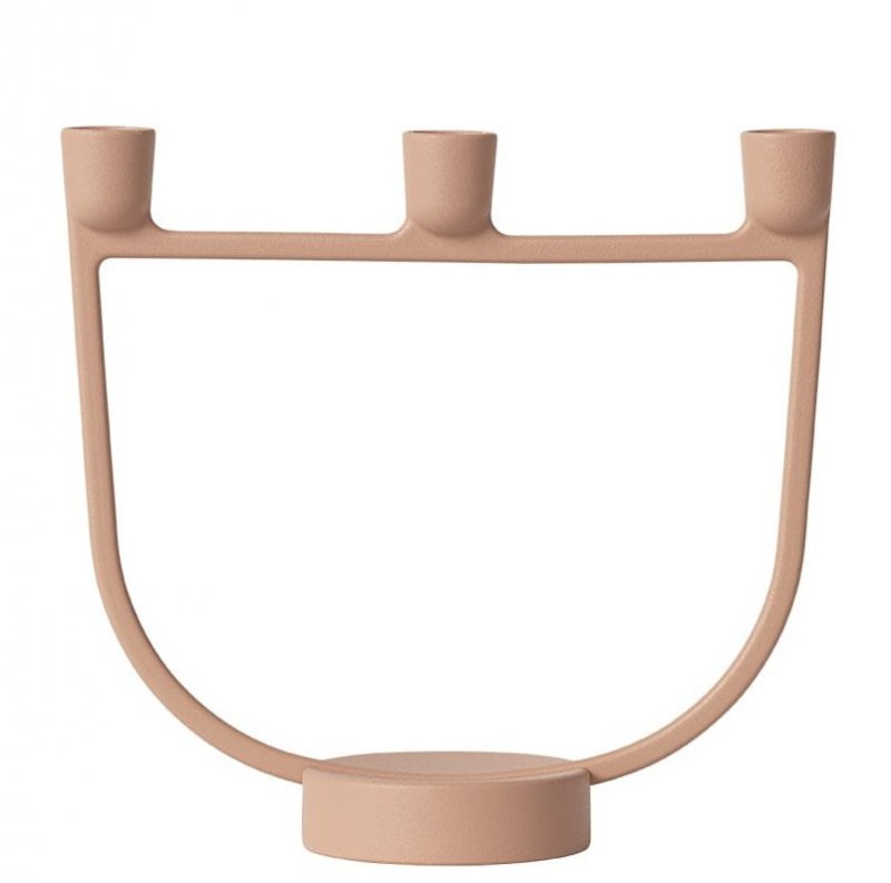 Muuto OPEN Świecznik Trójramienny - Light Terracotta