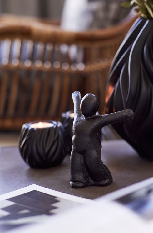 Morso SCULPTURE Żeliwna Figurka Dekoracyjna - &quot;I’m ready to jump into the adventure of my life&quot;