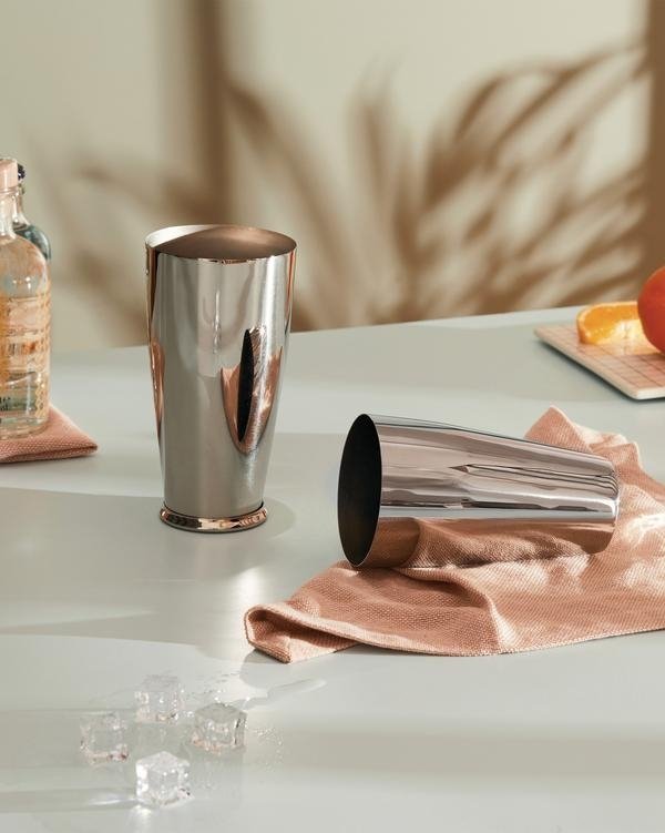 Alessi MIXOLOGY Bostoński Shaker Barmański 500 ml Srebrny