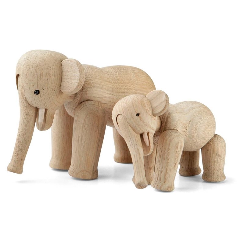 Kay Bojesen ELEPHANT Dekoracja - Figurka Drewniana Słoń - Mini