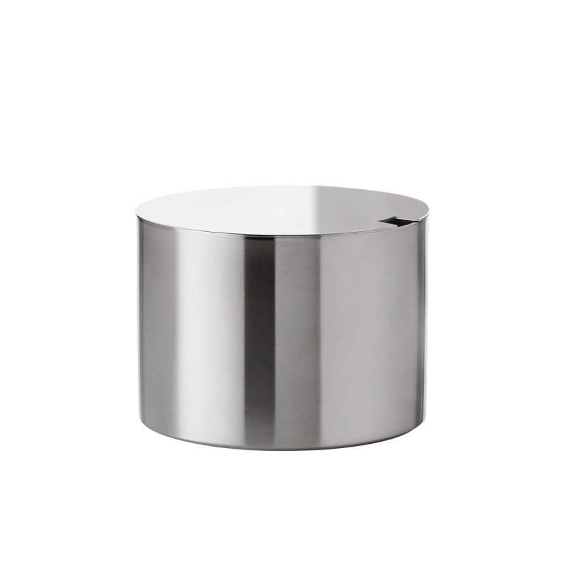 Stelton CYLINDA Stalowa Cukiernica z Pokrywką / Srebrna