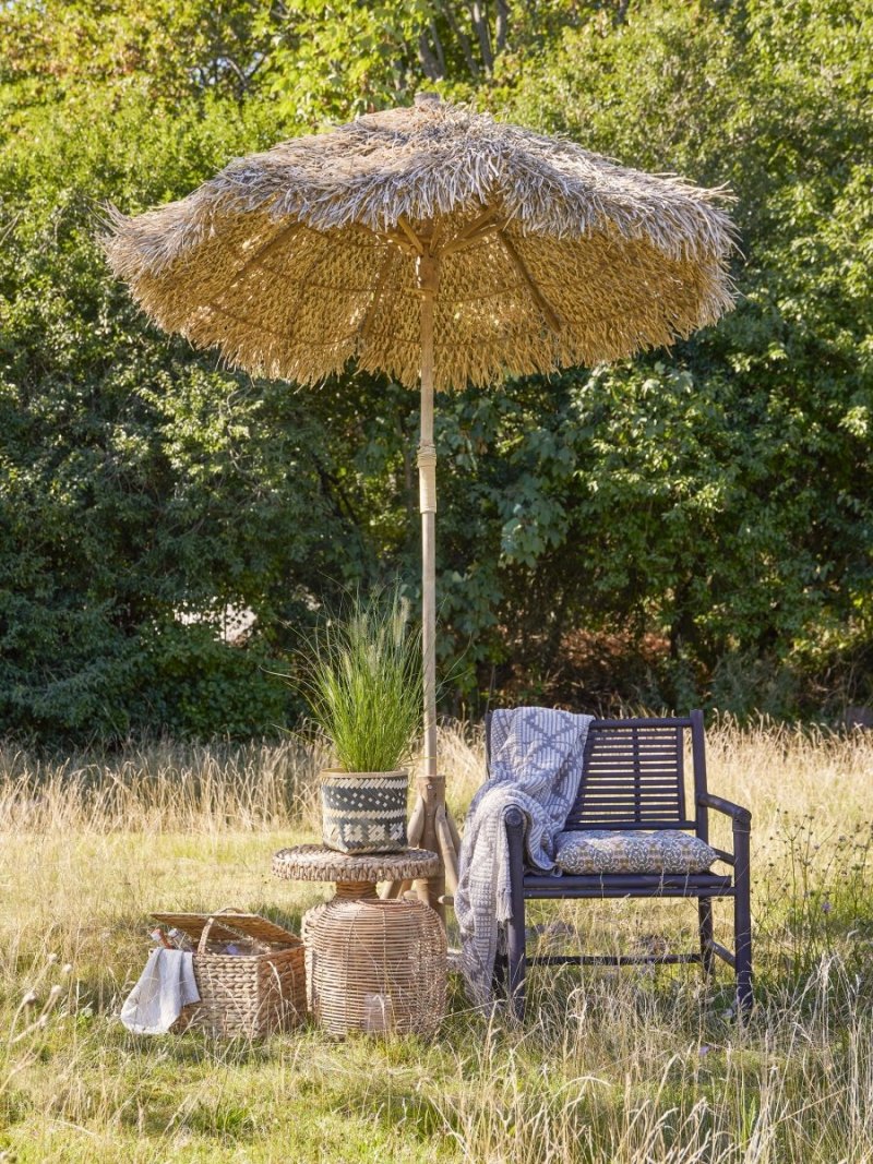 Bloomingville CAMO Stolik Pomocniczy Pleciony / Hiacynt Wodny