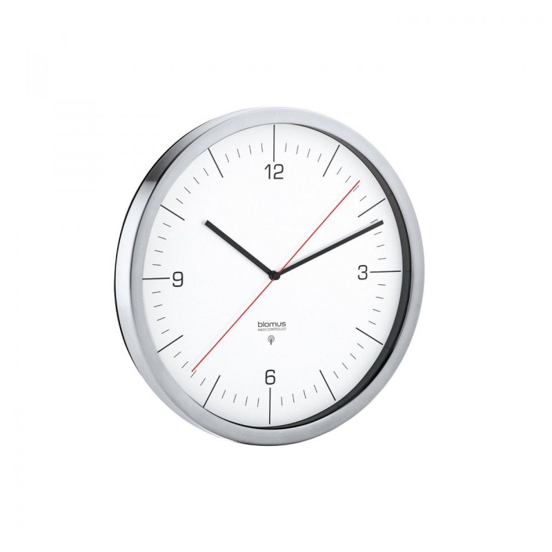 Blomus CRONO Zegar Sterowany Radiowo 24 cm Biały