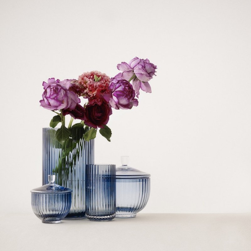 Lyngby Porcelain LYNGBY Wazon Szklany 20 cm Transparentny