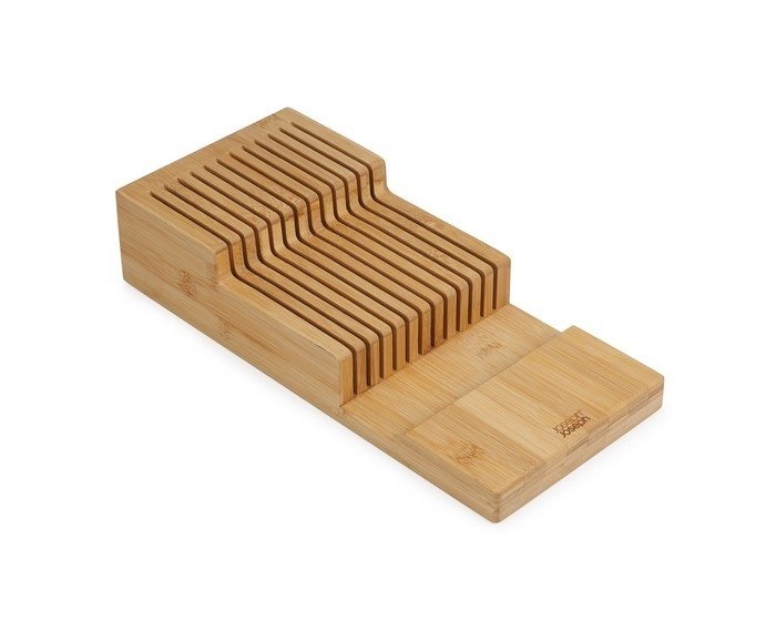 Joseph Joseph DRAWER Dwupoziomowy Wkład na Noże do Szuflady / Drewniany