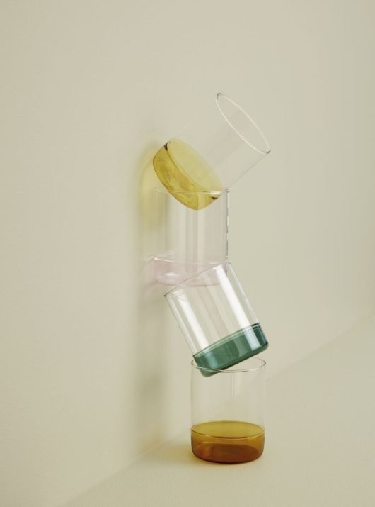 Hübsch KIOSK Szklanka do Napojów 380 ml / Żółta