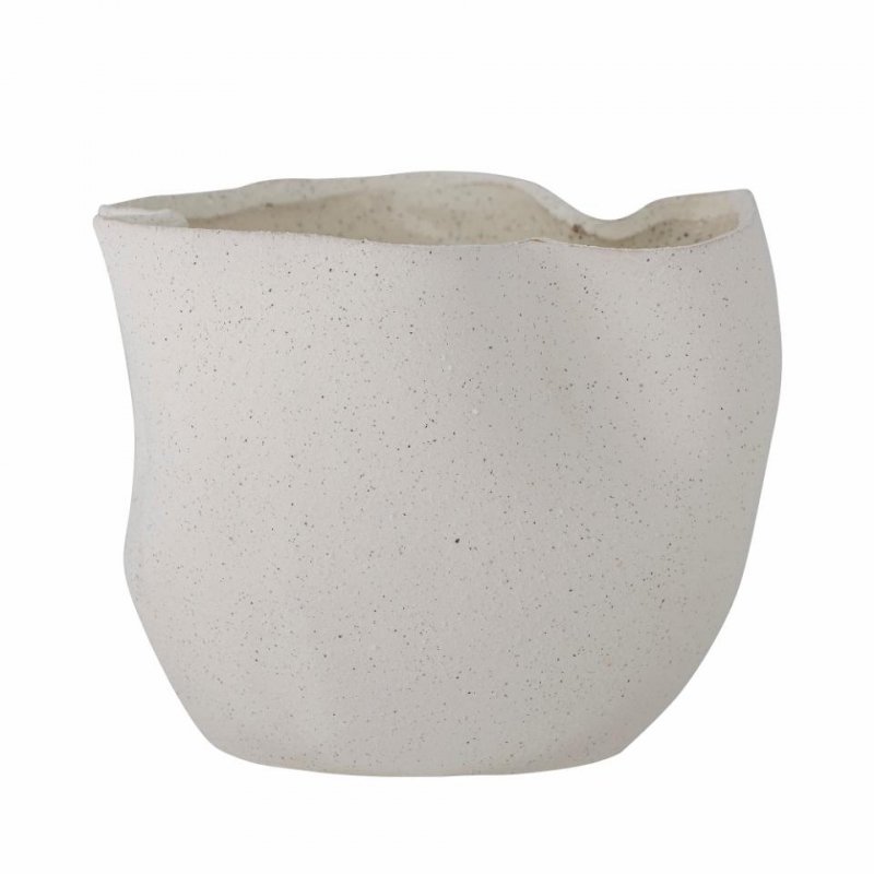 Bloomingville SANAM Osłonka na Doniczkę 18 cm / Biała