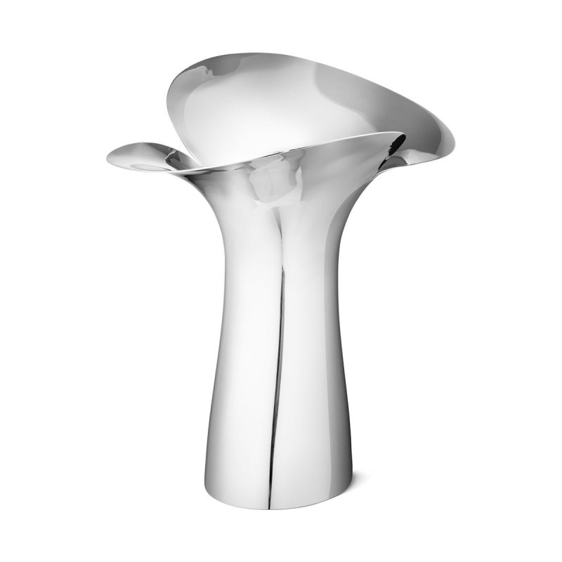 Georg Jensen BLOOM BOTANICA Stalowy Wazon do Kwiatów 33 cm