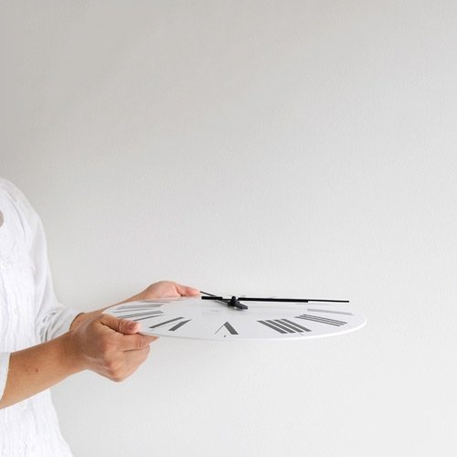 Alessi FIRENZE Zegar Ścienny - Szary