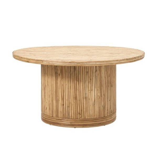 House Doctor GRO Okrągły Stolik Kawowy Rattanowy