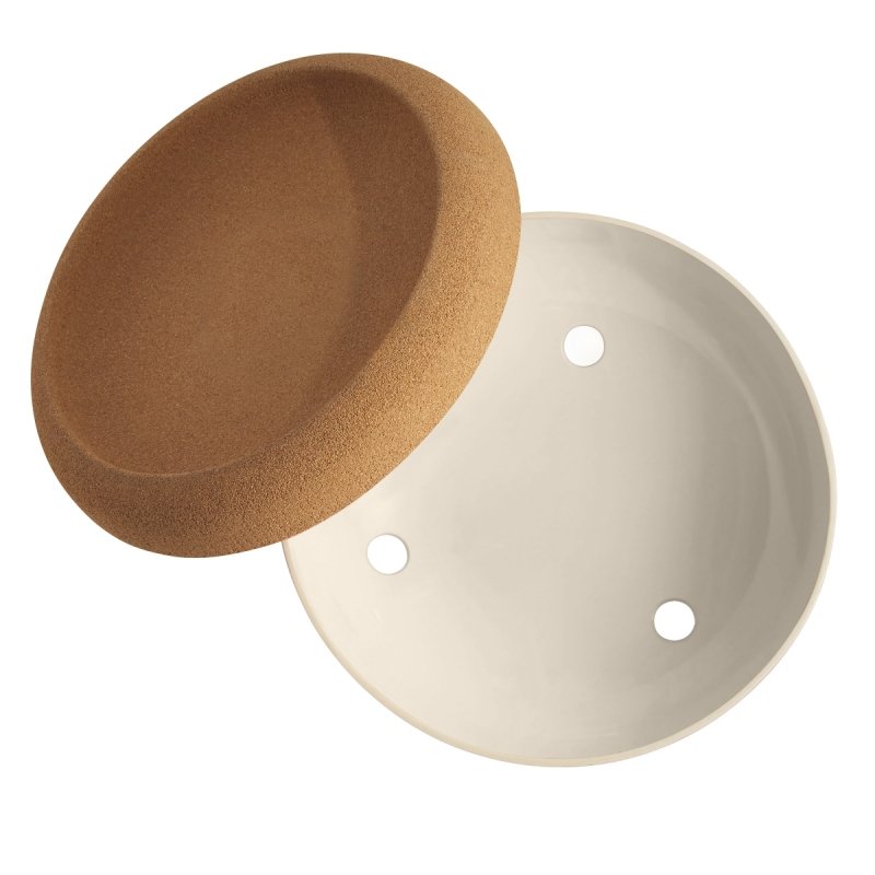 Emile Henry NATURAL Duża Misa na Owoce i Warzywa 35,8 cm / Kremowa
